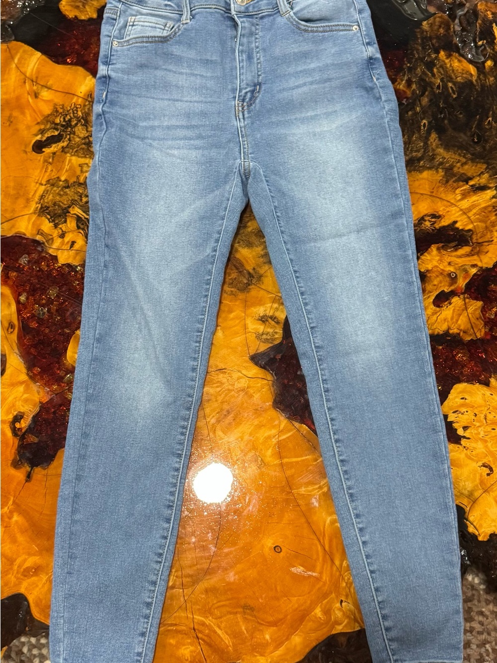 Wax Jean Light Blue Skinny Women's Jeans